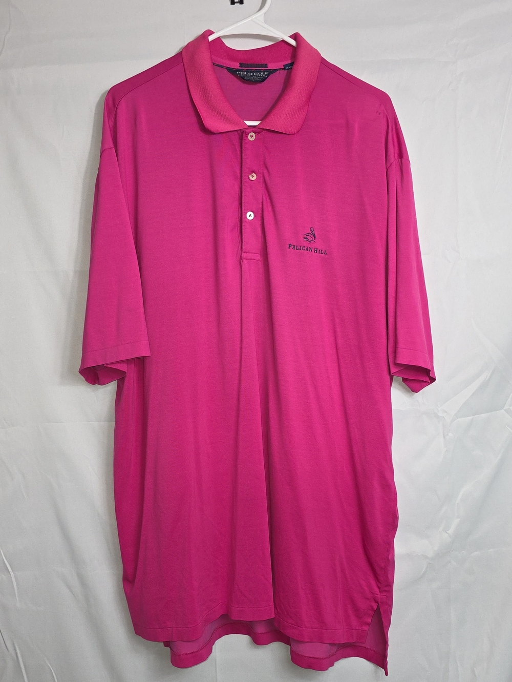 Ralph Lauren Performance Men’s Polo Golf Shirt Pink Pelican Hill XXL (M107)